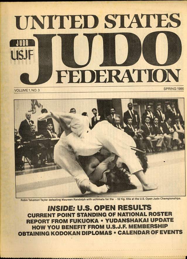 Spring 1986 United States Judo Federation Newspaper